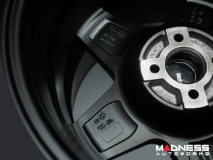 FIAT 500e Gen2 Custom Wheels - KUHLFX - Pista - Satin Black - Set of 4 - 17"